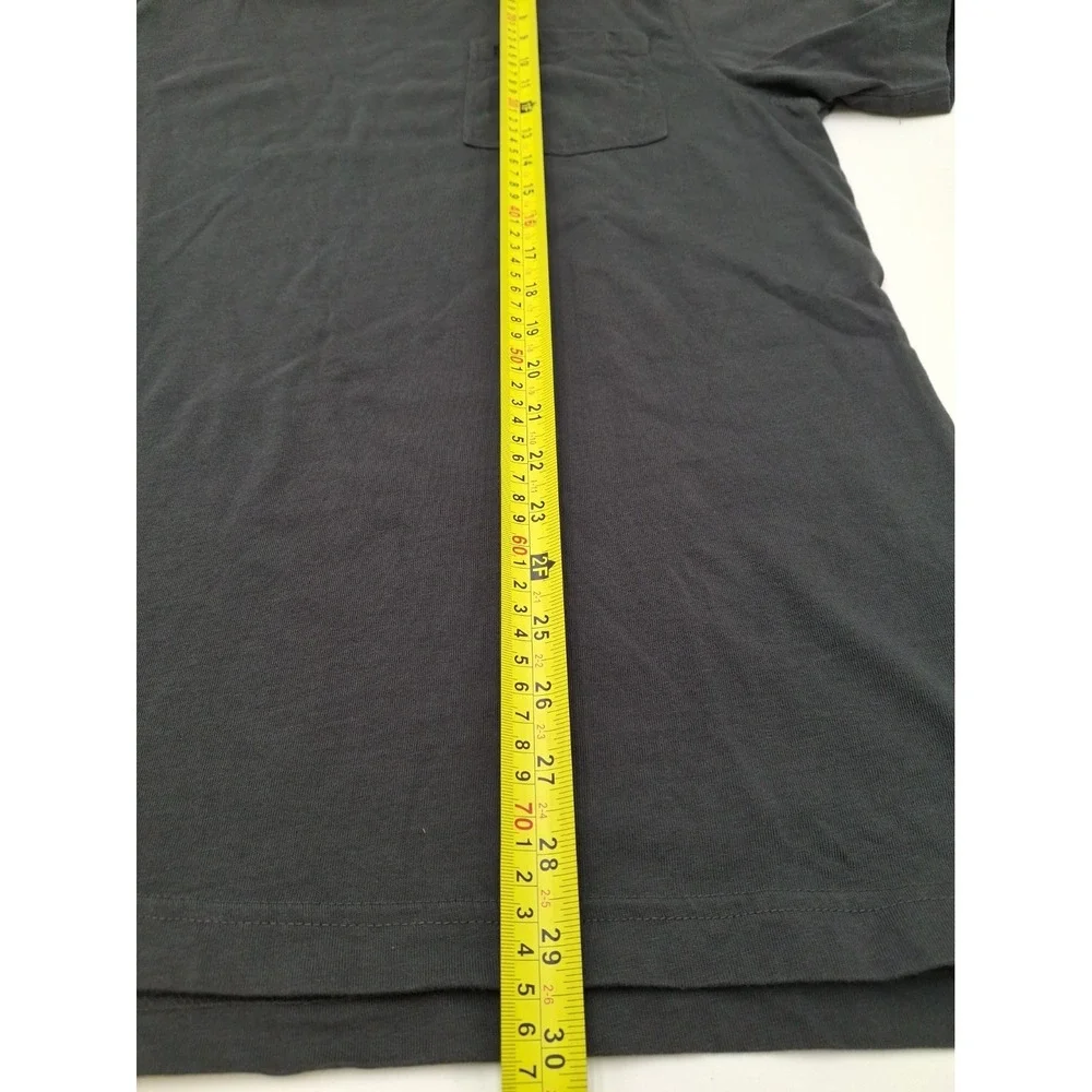 Wrangler Men's Pocket Short Sleeve T-Shirt, Gray, Size Medium
